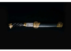 Казачий нож Пластунский-2 из стали хв-5 алмазка, рукоять черный граб, литье
