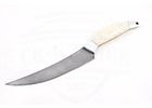 Кухонный нож 'Филейный': сталь Булат, рукоять камень, дюраль
