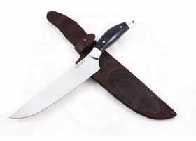 Кухонный нож 'Су-Шеф': сталь кованая 95Х18, рукоять камень, дюраль