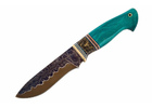 нож Коршун: сталь Ламинированная, рукоять стабилизированная карел. береза, ножны карел. береза