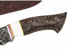нож Коршун: сталь Ламинированная, рукоять стабилизированная карельская береза, акрил