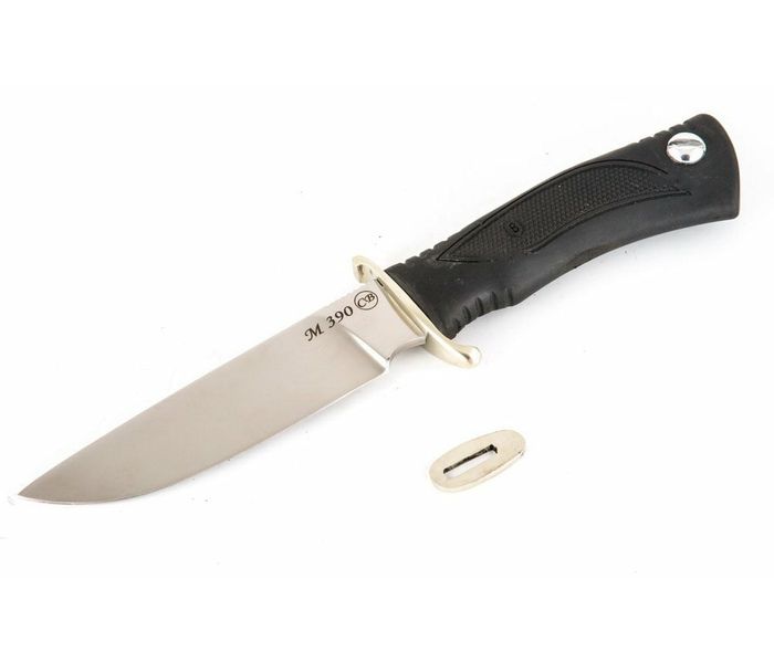 Нож Росомаха разборный: сталь порошковая Bohler М390 рукоять резина