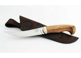 Нож ручной работы Байкал из кованой стали 95х18, рукоять сапеле