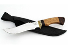 Нож ручной работы Дрозд из стали кованой 95х18 рукоять сапеле-венге