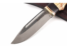 нож ручной работы Егерь из стали Х12МФ рукоять ясень - черный граб