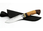 Нож ручной работы Гамбит из кованой стали 95х18, дол, рукоять сапеле-венге