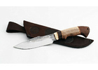 Нож ручной работы Колдун из стали: кованой 95х18, рукоять орех-венге