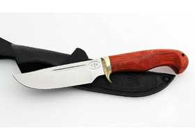 Нож ручной работы Охотник малый из кованой стали 95х18, дол, рукоять падук