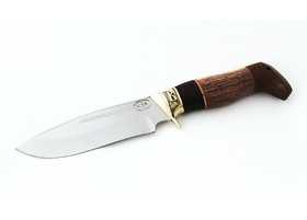 Нож ручной работы Посейдон из кованой стали 95х18, дол, рукоять орех-венге