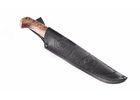 Нож ручной работы Росомаха большой из стали кованой 95х18, рукоять карельская береза