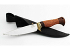 Нож ручной работы Ягуар из кованой стали 95х18 рукоять сапеле-венге