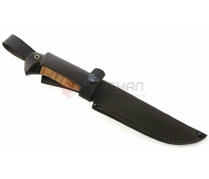 Охотничий нож Рыболов-3, сталь 95х18, рукоять береста