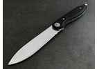 Складной нож ручной работы Двуликий из стали 95Х18 рукоять (G10)