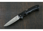 Складной нож ручной работы Казбек - 3 из стали 95Х18 рукоять черный граб