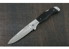 Складной нож ручной работы Крот большой 3 из стали 95Х18 рукоять черный граб
