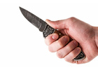 Складной нож ручной работы Легион из стали дамаск рукоять венге