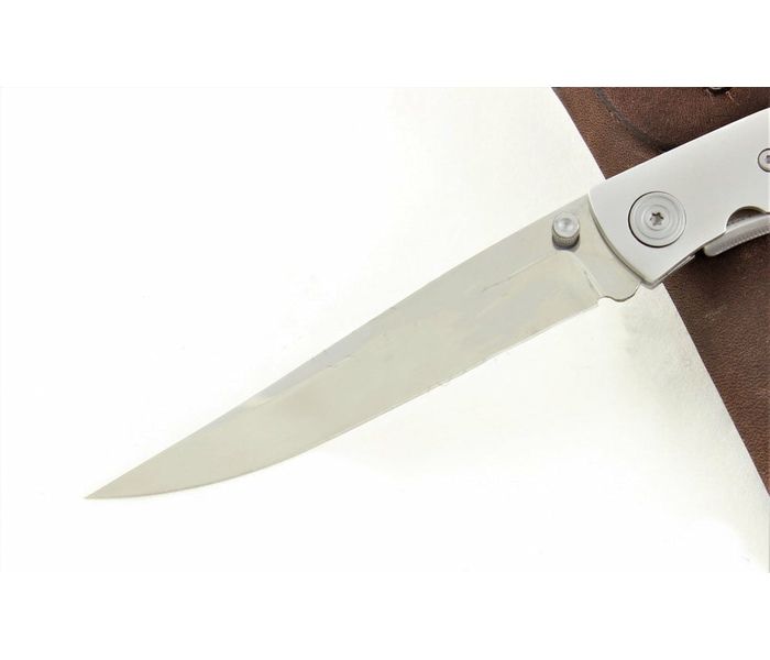 Складной нож ручной работы Ягуар из стали Х12МФ, рукоять венге
