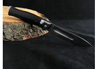 Складной нож Якутский Кабан из стали Х12МФ, рукоять черный граб