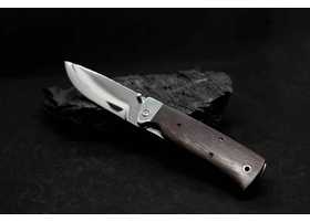 Складной нож Якутский 'коготь' из стали Х12МФ, рукоять венге