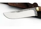 Узбекский нож ручной работы 'Пчак' из стали 95х18, рукоять резная, орех-венге