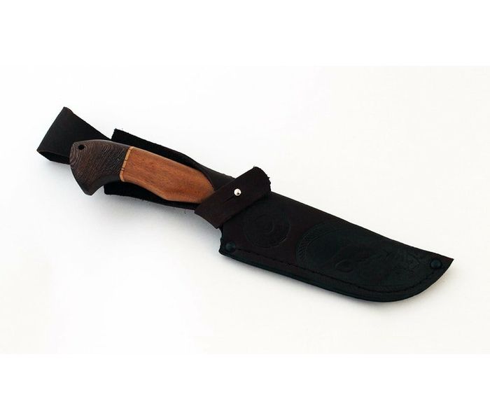 Узбекский нож ручной работы 'Пчак' из стали х12мф, рукоять сапеле-венге