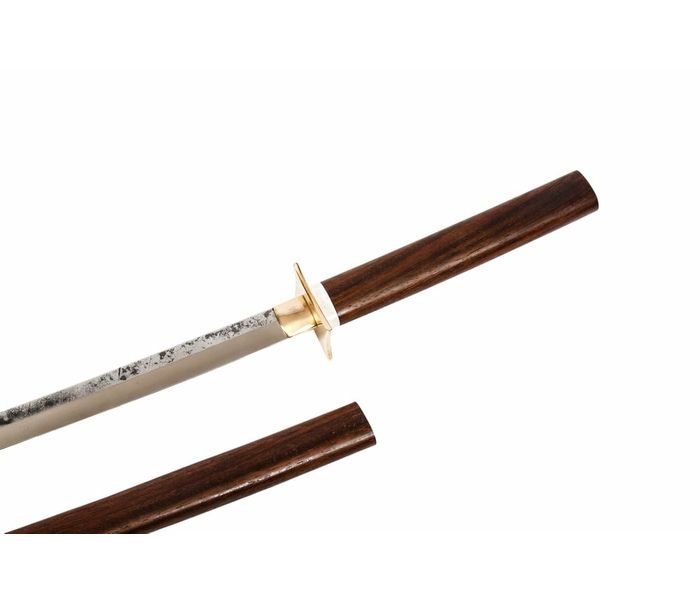Японский меч 'Синоби' сталь кованая Х12МФ, рукоять,ножны - венге
