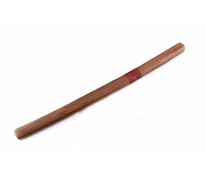Японский нож 'Айкути' большой из стали дамаск, рукоять венге, ножны венге